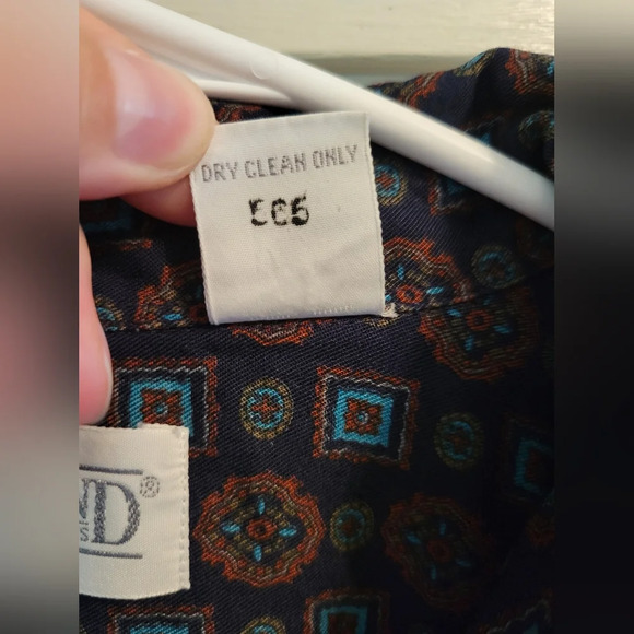 Vintage Lands End Women's Button Up Long Sleeve Shirt - Picture 6 of 6